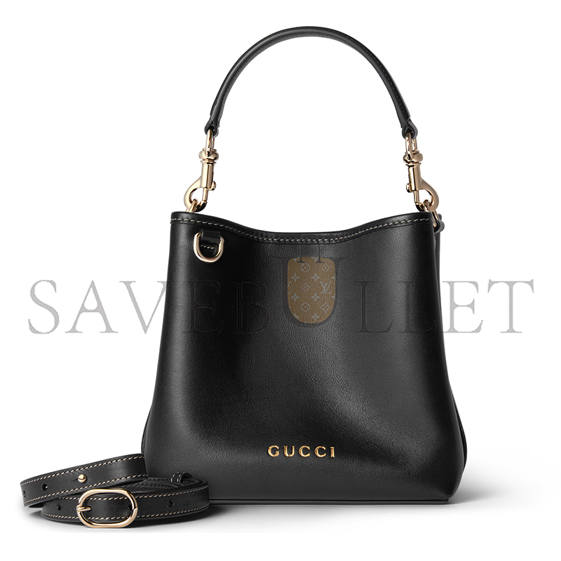 G*u*i gg emblem mini bucket bag 815118 (19*18*11cm)